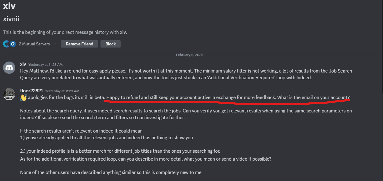 Refund Happy Customer